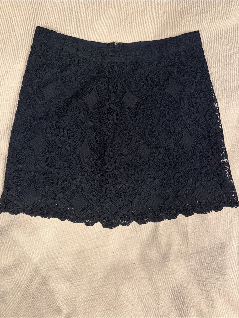 Abercrombie & Fitch Black Crochet Lace Mini Skirt